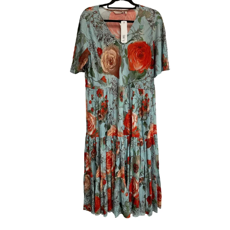 Dress Casual Maxi By Soft Surroundings In Floral Print, Size: Xlp