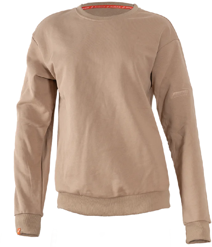 Emboss Crewneck: Sahara