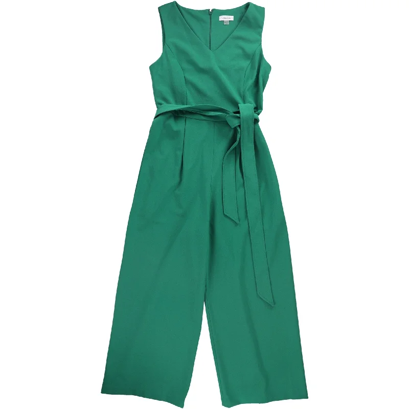 Calvin Klein Womens Cropped Jumpsuit