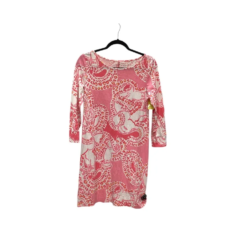 Dress Casual Midi By Lilly Pulitzer In Pink, Size: M