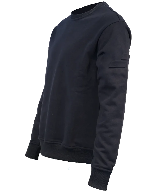 Emboss Crewneck: Navy