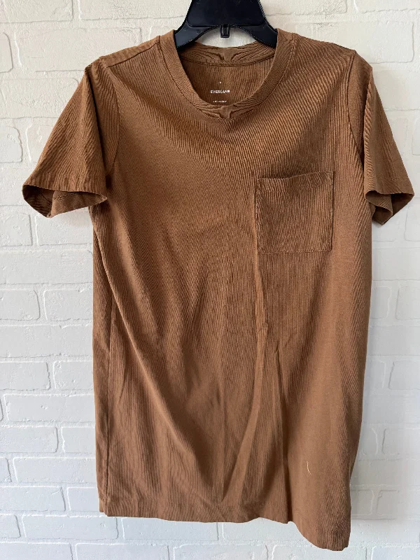 Dress Casual Short By Everlane In Brown, Size: S