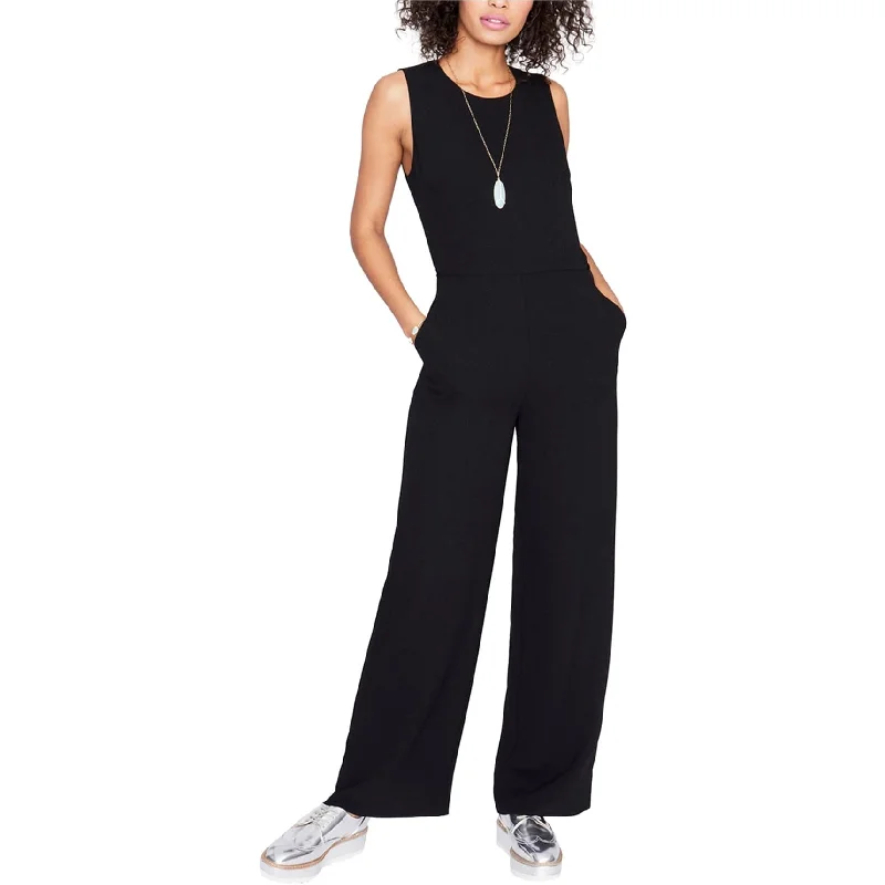 Rachel Roy Womens Tie-Back Jumpsuit, Black, 0