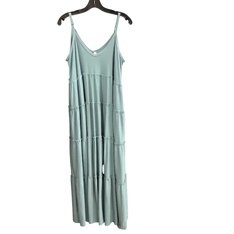 Dress Casual Maxi By Zenana Outfitters In Teal, Size: Xl