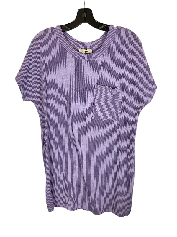 Dress Casual Short By Entro In Purple, Size: S