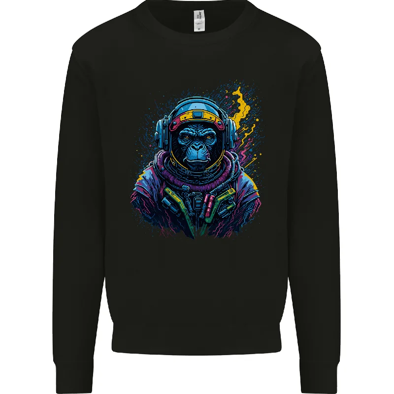 Astro Kong Spaceman Ape Astronaut Mens Sweatshirt Jumper