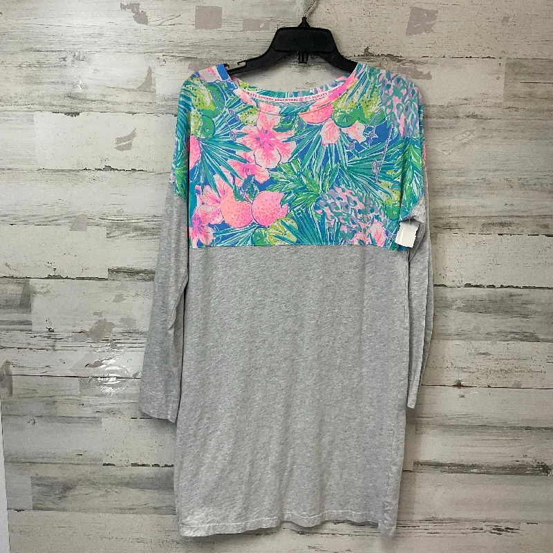 Dress Casual Short By Lilly Pulitzer In Grey, Size: M