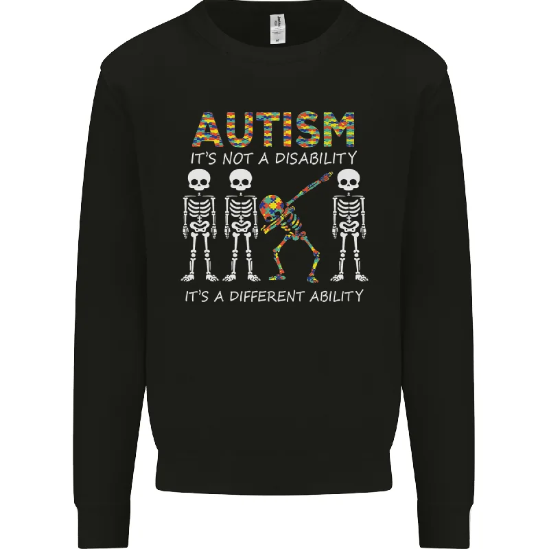 Autism A Different Ability Autistic ASD Mens Sweatshirt Jumper