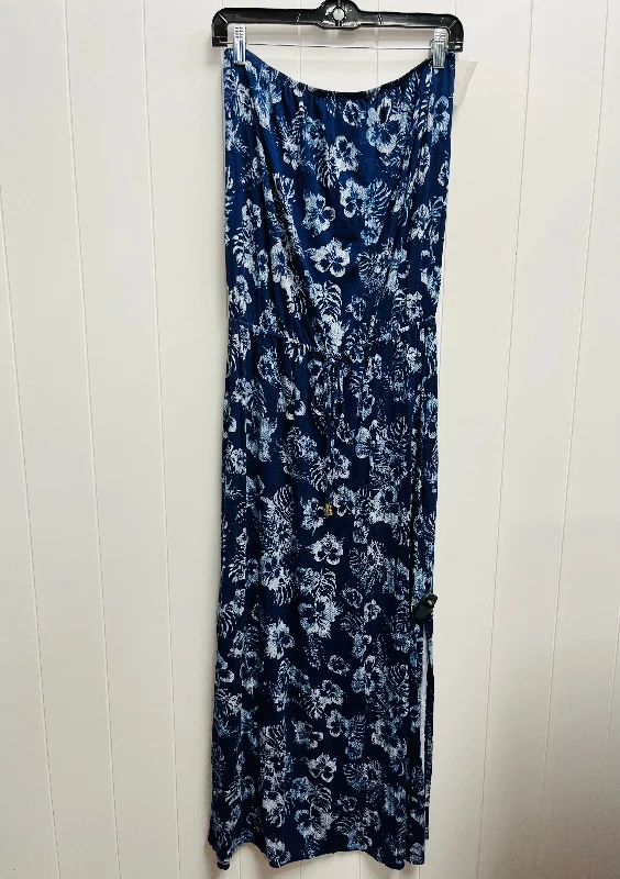 Dress Casual Maxi By Tommy Bahama In Blue, Size: M