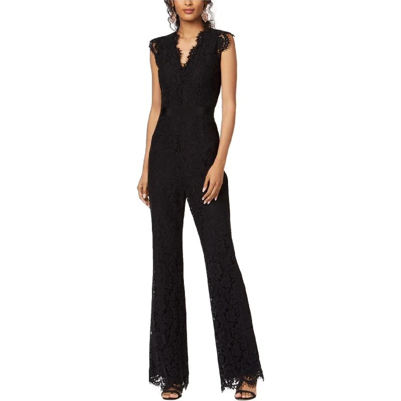 Rachel Zoe Womens Irys Jumpsuit, Black, 8