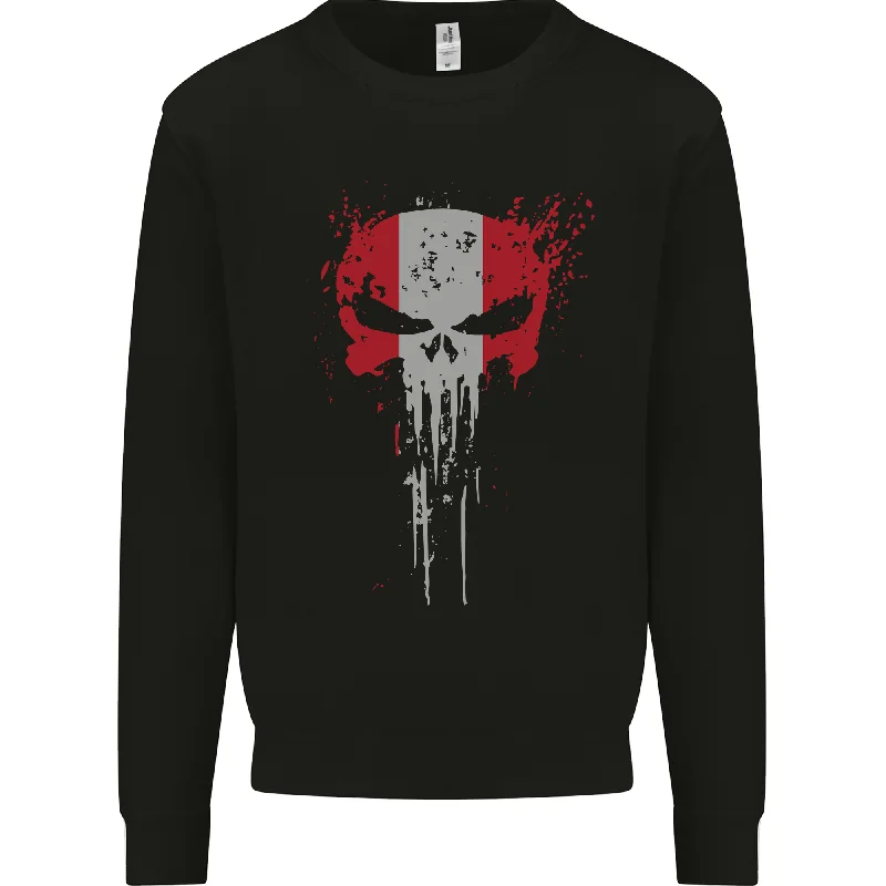 Austria Skull Gym Training Bodybuilding Mens Sweatshirt Jumper