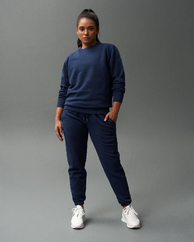 Comfort Fleece Crewneck - Navy