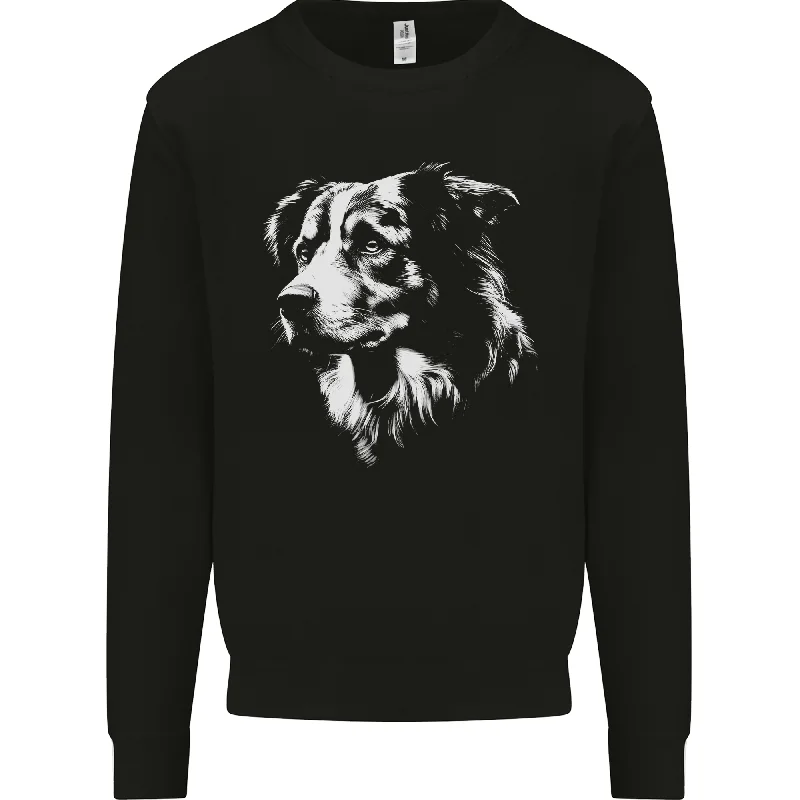 Australian Shepherd Dog Sheepdog Mens Sweatshirt Jumper