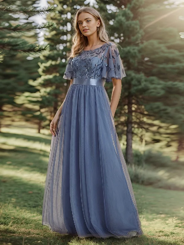 Dusty Blue Concert Dresses