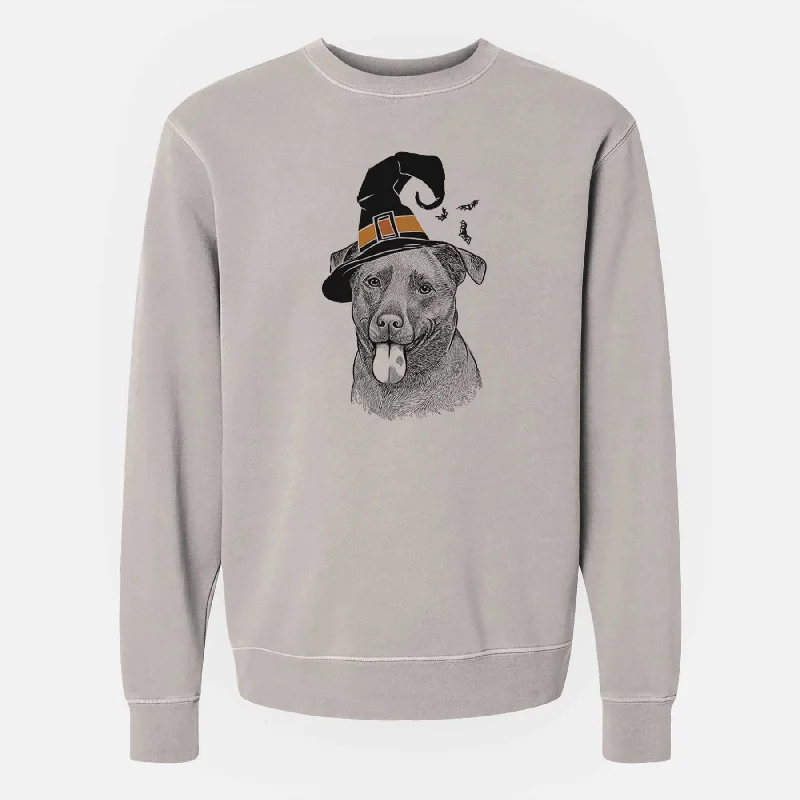 Witch Harbor the Mixed Breed - Unisex Pigment Dyed Crew Sweatshirt