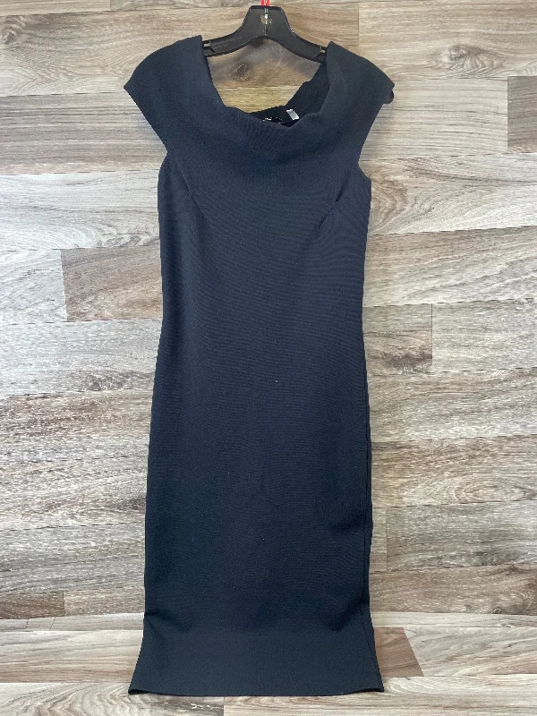 Dress Casual Midi By Clothes Mentor In Black, Size: M