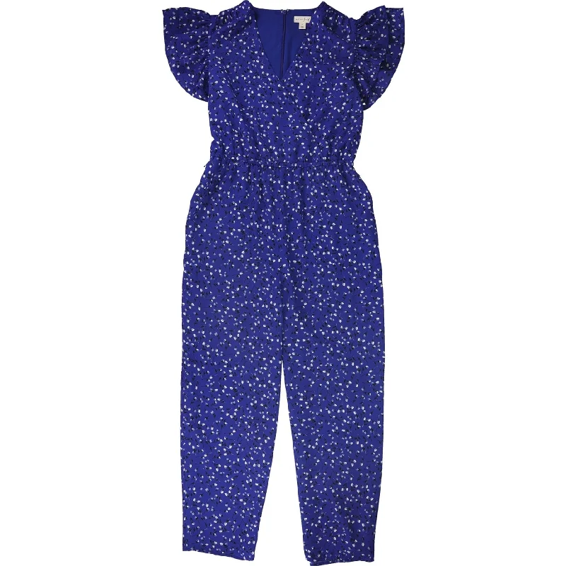 Maison Jules Womens Flutter Jumpsuit