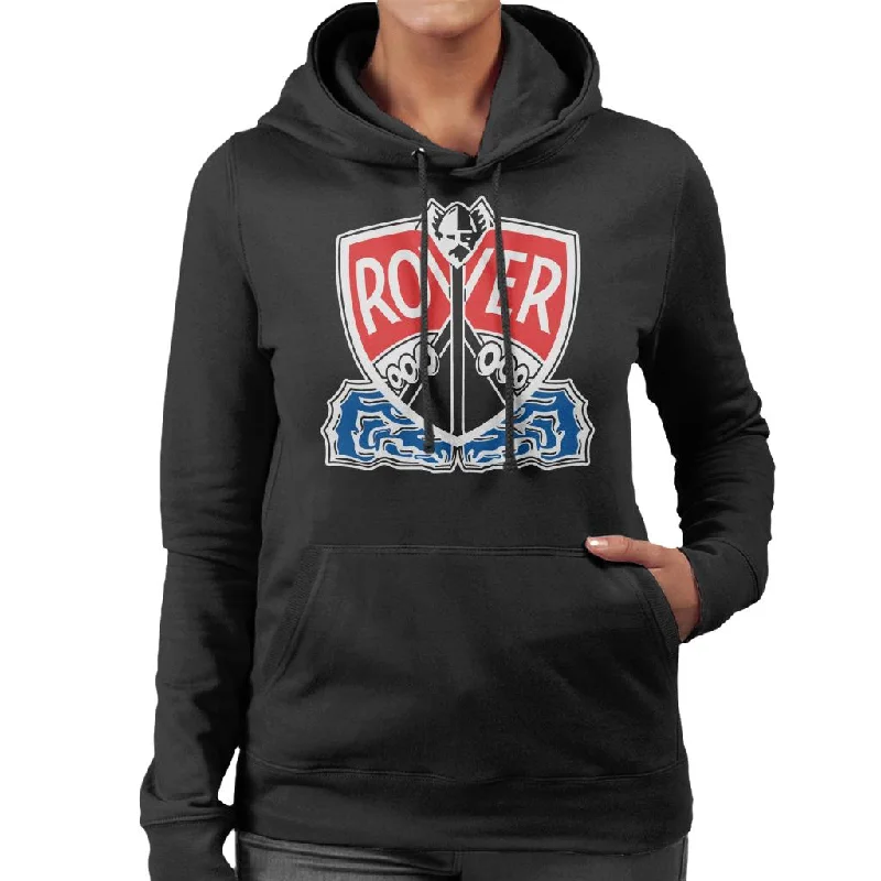 Rover Logo With Border British Motor Heritage Women's Hooded Sweatshirt