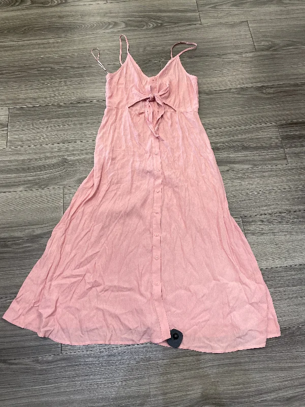 Dress Casual Maxi By Clothes Mentor In Pink, Size: L