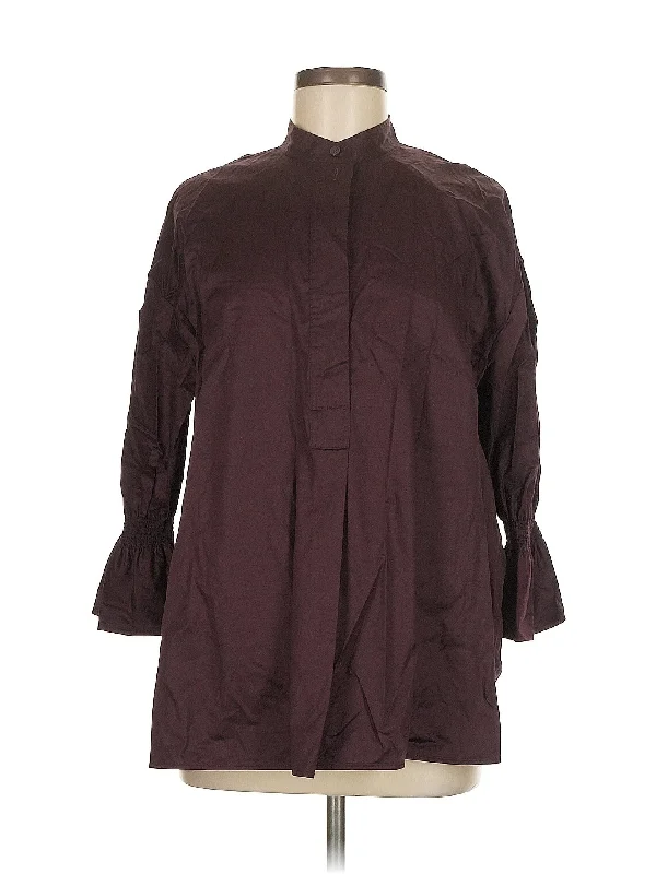 3/4 Sleeve Button Down Shirt