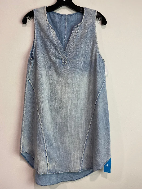 Dress Casual Midi By Cupshe In Blue Denim, Size: M