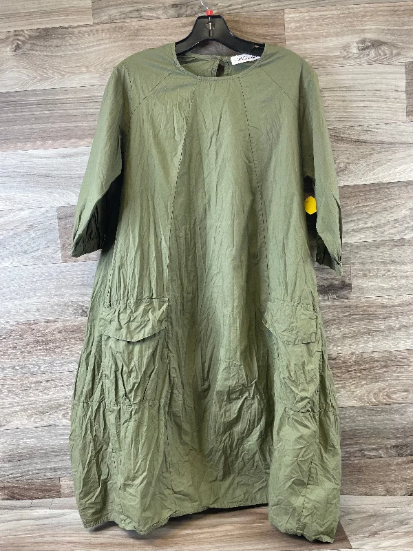 Dress Casual Midi By Clothes Mentor In Green, Size: Xs