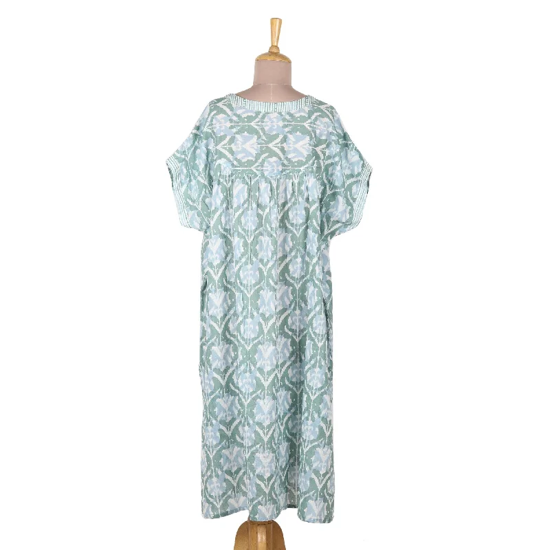 Novica Handmade Spring Tides Cotton Shift Dress