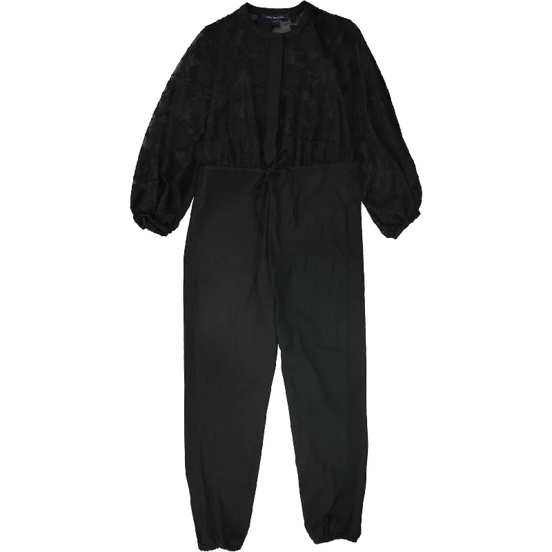 French Connection Womens Bessie Crepe Jumpsuit