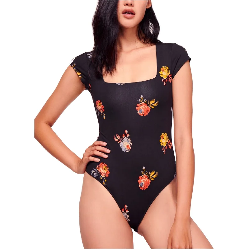 Free People Womens Thong Bodysuit Jumpsuit