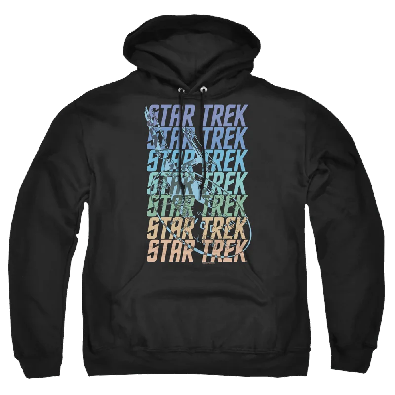 Star Trek Multi Logo Enterprise Pullover Hoodie