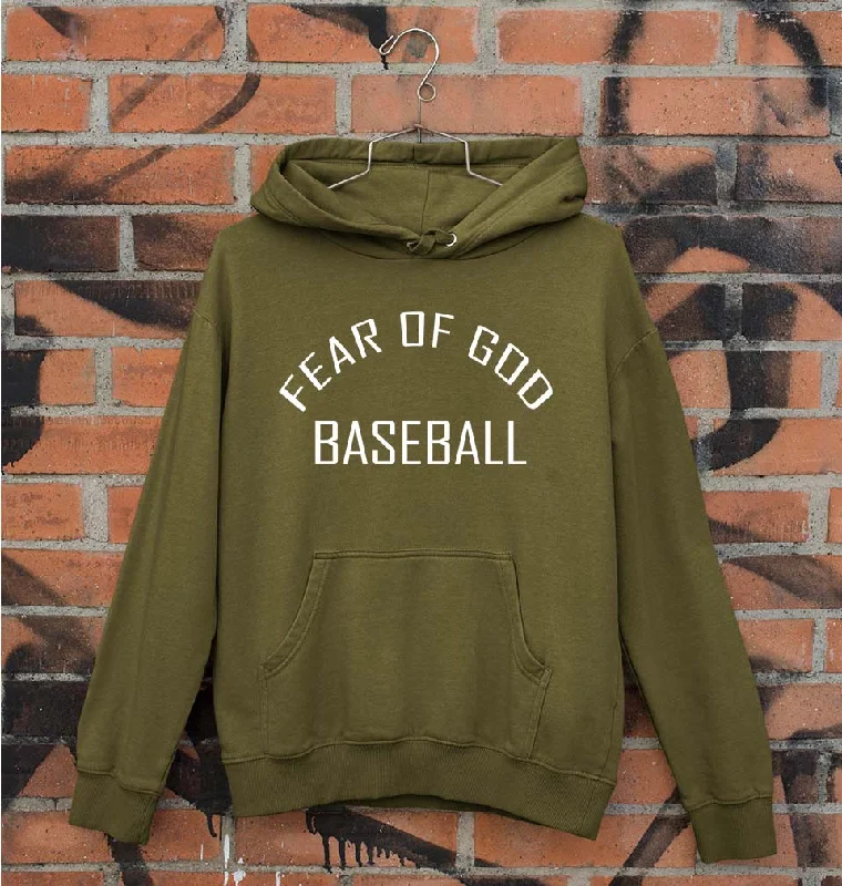 Fear of God Baseball Unisex Hoodie for Men/Women