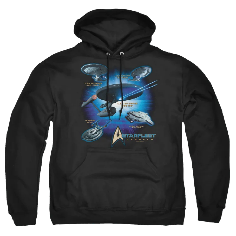 Star Trek Starfleet Vessels Pullover Hoodie