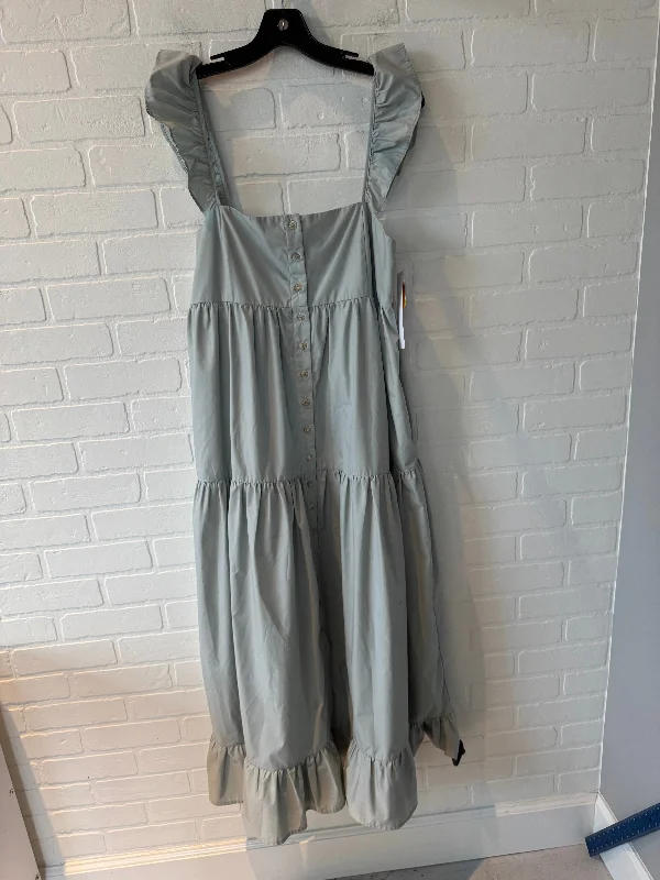 Dress Casual Maxi By En Saison In Green, Size: M