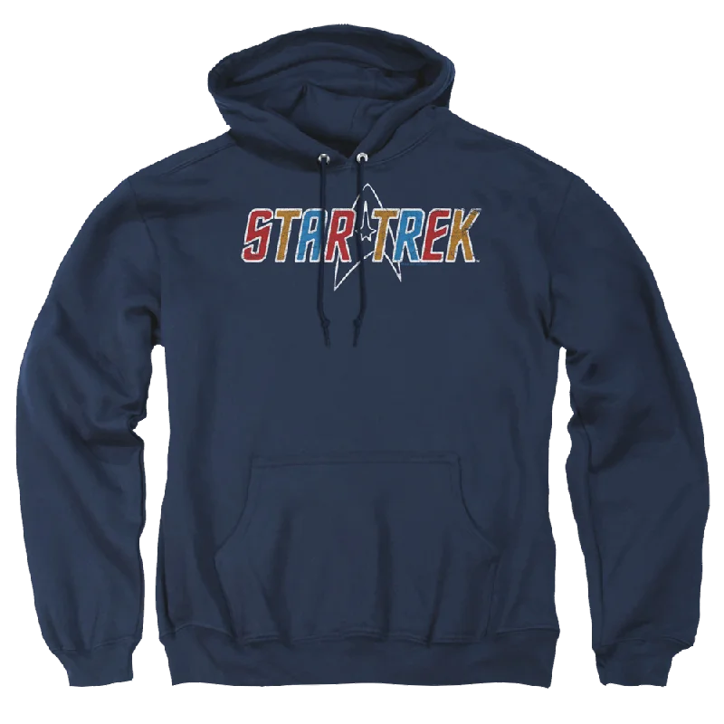 Star Trek Multi Colored Logo Pullover Hoodie