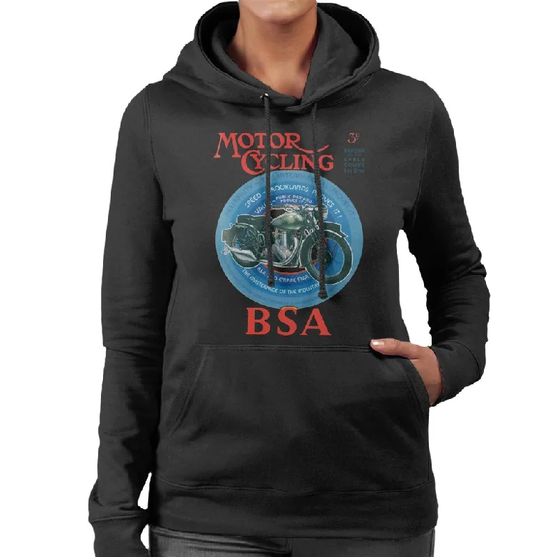 BSA Motor Cycling Empire Star Women's Hooded Sweatshirt