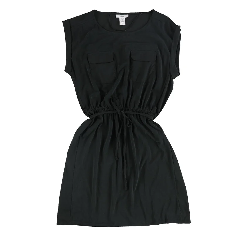 Bar Iii Womens Cuffed Fit & Flare Dress