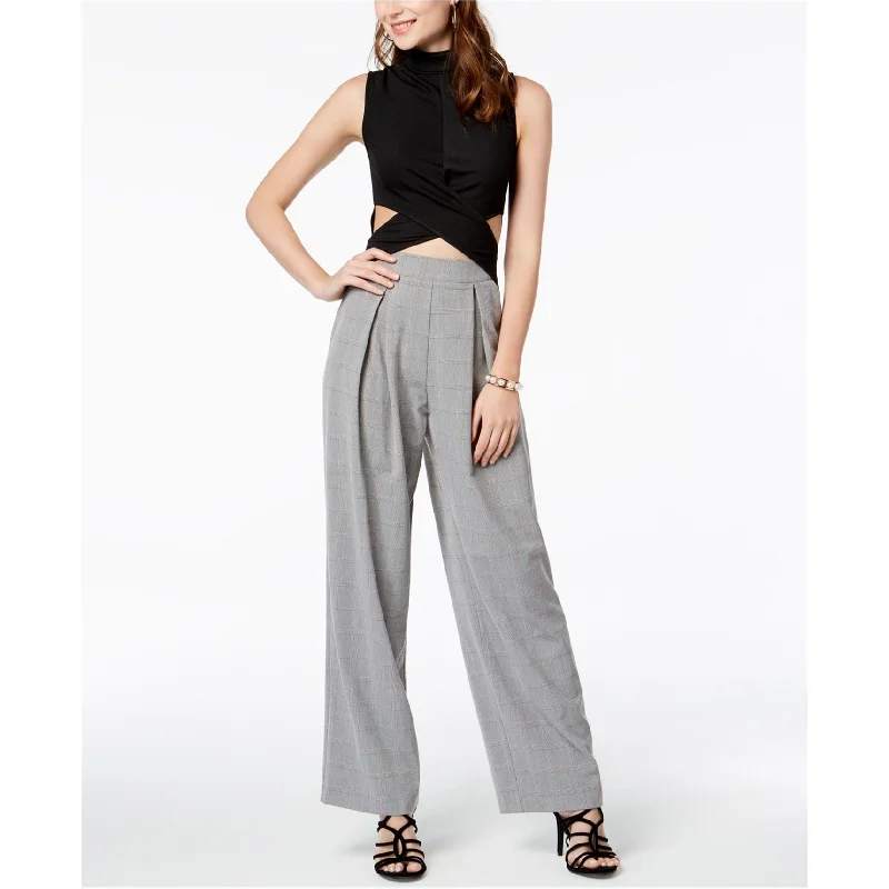 Xoxo Womens Mock Neck Jumpsuit