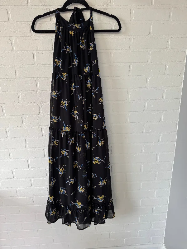 Dress Casual Maxi By Who What Wear In Black, Size: Xs