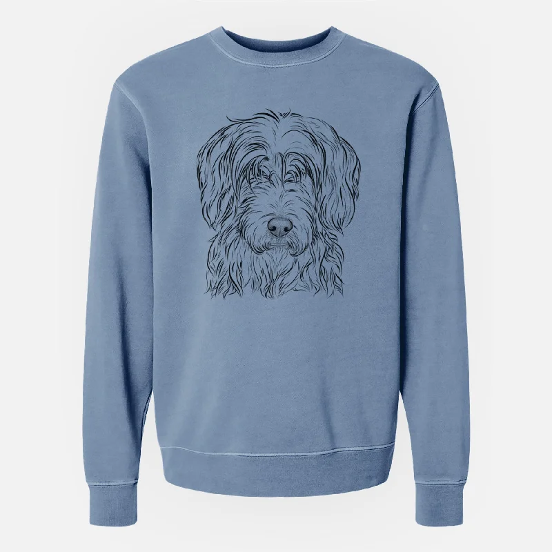 Bare Harry the Mixed Breed - Unisex Pigment Dyed Crew Sweatshirt