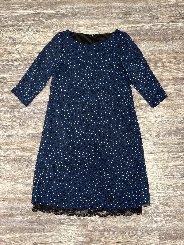 Dress Work By Le Phare In Navy, Size: S