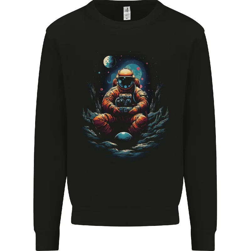 Astronaut Gamer Fantasy Gaming Planets Space Mens Sweatshirt Jumper