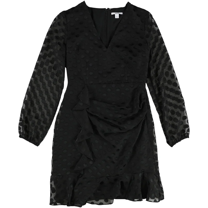 Bar Iii Womens Ruffled A-Line Dress