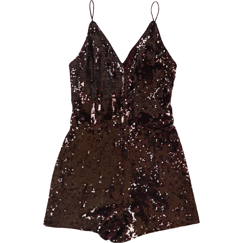 Guess Womens Sequined Romper Jumpsuit