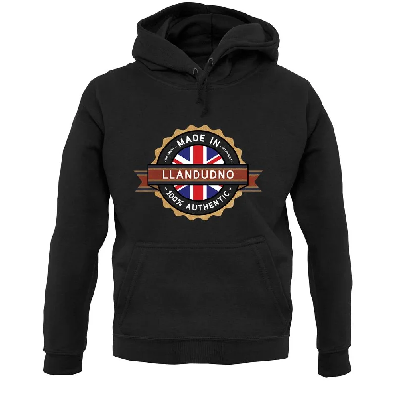 Made In Llandudno 100% Authentic Unisex Hoodie